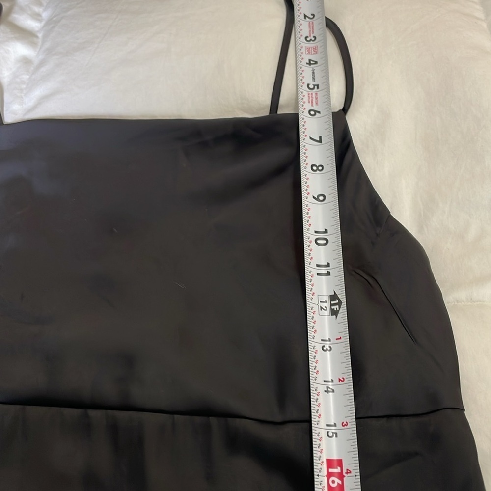 Old Navy | Black | Cowl Neck | Spaghetti Strap | Satin | Slip Dress | Size S - Picture 11 of 17